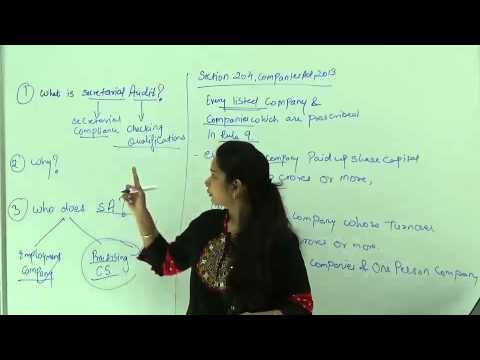 Secretarial Audit, Compliance and Due Diligence for CS Professional by Siddharth Academy