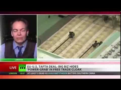 US EU Free Trade Agreement (TTP) Makes GENOCIDE A Business Model Says MAX KEISER