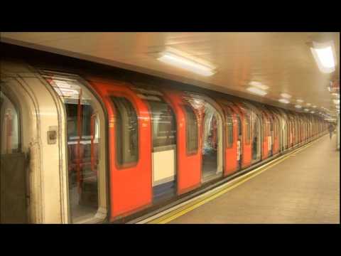 London Underground Trains at Mile End