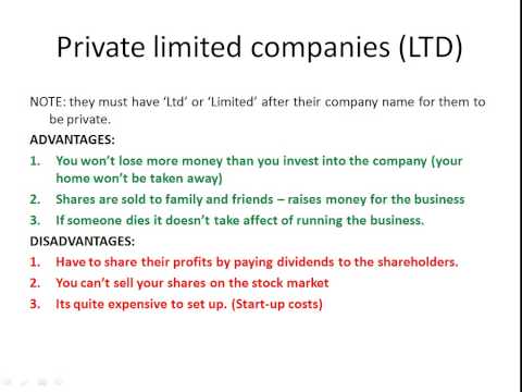 Whats the difference between a Public Limited Company and a Private Limited Company?  - AARevision