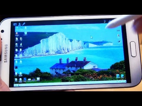 VNC / Remote Desktop From Android 4.1 Jelly Bean on Samsung Galaxy Note 2 II  (GT-N7100 / GT-N7105)