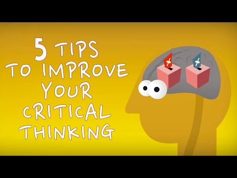 5 tips to improve your critical thinking - Samantha Agoos