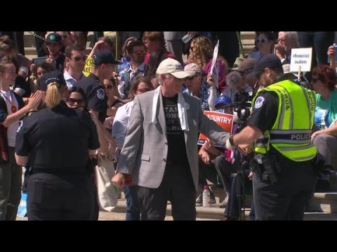 Ben and Jerry's founders arrested at protest