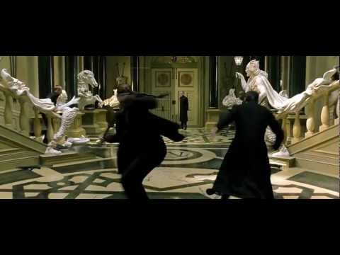 The Matrix Reloaded Chateau Fight 720p HD