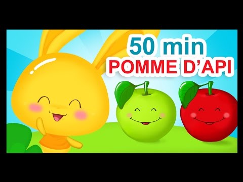 Pomme de reinette et pomme d'api - 50 min de comptines Titounis