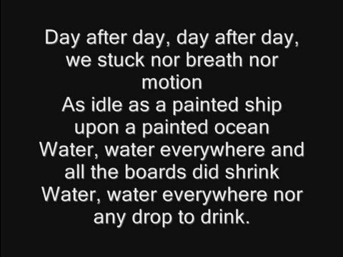 Iron Maiden - Rime Of The Ancient Mariner Lyrics