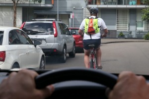 Door zones can spell disaster for a cyclist.