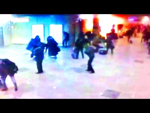 Explosion in Brussels Airport & Metro Station - Belgium 2016 -