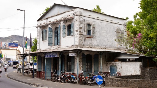 The Trou Fanfaron Police Station, Port Louis, Mauritius.