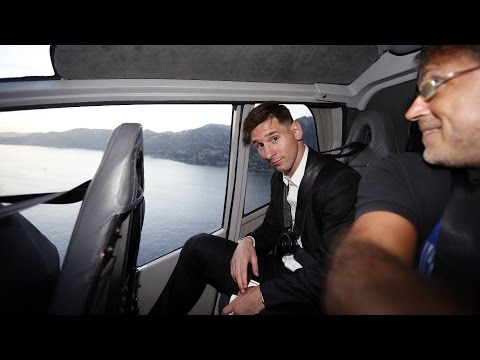 BEHIND THE SCENES - Following Lionel Messi at the UEFA Gala