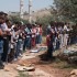 Prayers take place before the protest in Ni'lin