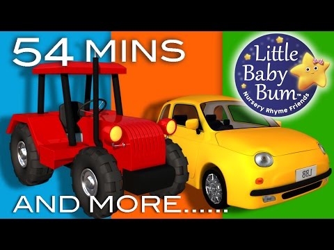 Vehicle Songs! | Buses, Cars, Trains, Boats And More! | Nursery Rhymes | From LittleBabyBum