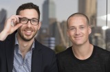 Anthony Svirskis (l) and Jules Lund are raising capital to expand their social media marketing app Tribe.