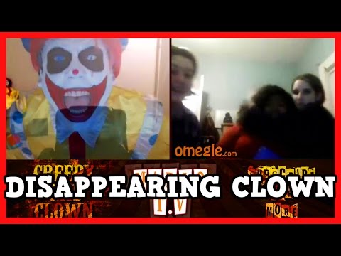 GIRL FAINTS FROM DISAPPEARING CLOWN - Omegle Scare