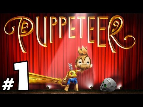 Puppeteer - Walkthrough PART 1 - The Evil Moon Bear King Bit My Head Off!!! (Act 1 Curtain 1)