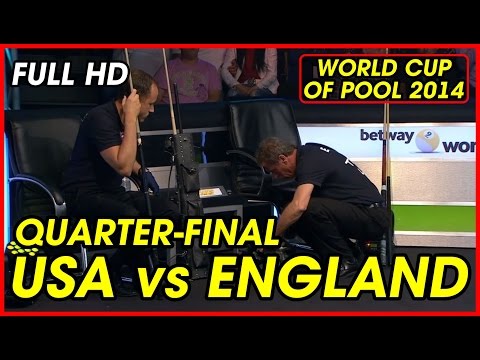 USA vs England | Full HD | World Cup Of Pool 2014 Quarter-Final 4