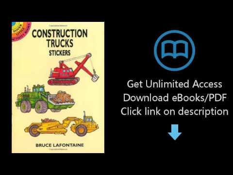 Download Construction Trucks Stickers (Dover Little Activity Books Stickers) PDF