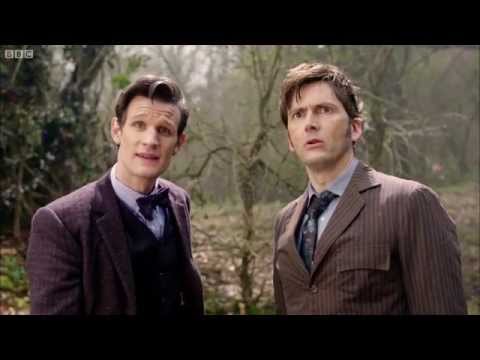 Eleventh Doctor Meets The Tenth Doctor - Doctor Who - The Day of the Doctor - BBC