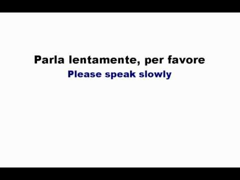 Learn Italian language, Italian course for beginners, lesson 1: Introduction