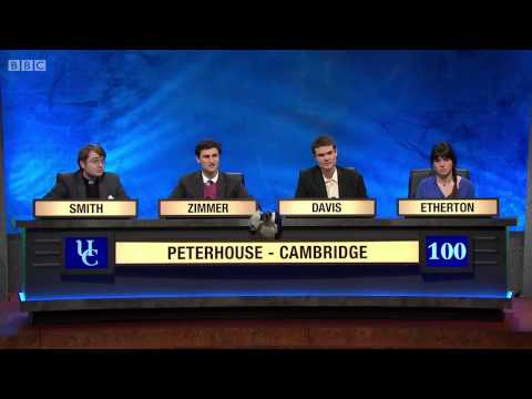 University Challenge S43E21 - Trinity Cambridge  vs  Peterhouse Cambridge