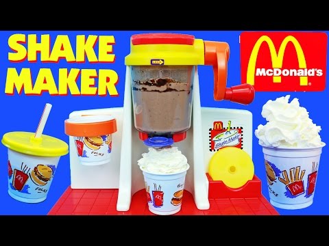 McDonalds SHAKE MAKER Happy Meal Magic Ice Cream Shakes Toy Food For Kids by DisneyCarToys