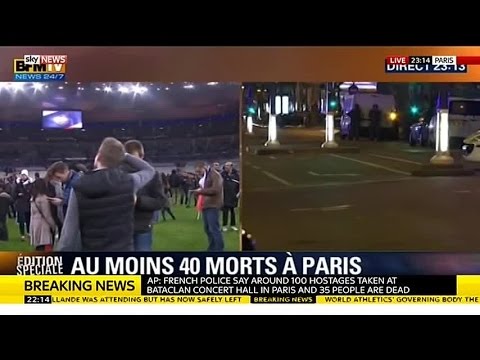 Paris Attack | Stade de France Pitch Floods With Spectators