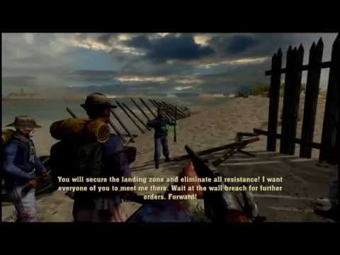 History Channel Civil War gameplay - North - Fort Fisher