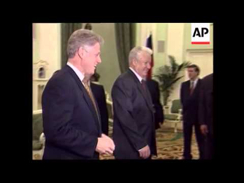 Russia - Boris Yeltsin & Bill Clinton Meet