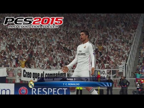 PES 2015 Gameplay: Barcelona vs. Real Madrid [PS4 - Final Code] - 60fps with Google Chrome