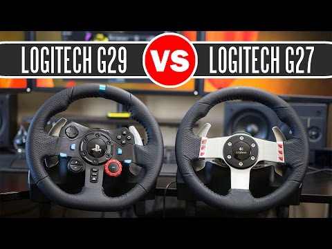 Logitech G29 Driving Force Racing Wheel vs Logitech G27 Force Feedback Wheel - Full Comparison