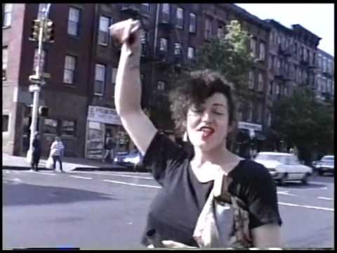 Walking with Tish Gervais in the East Village - mid 1980s