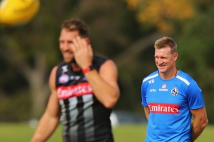 Not losing faith: Collingwood coach Nathan Buckley.