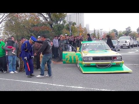 【搬出動画①】 旧車天国 2015 お台場 街道レーサー 竹ヤリ グラチャン KYUSHA TENGOKU ODAIBA