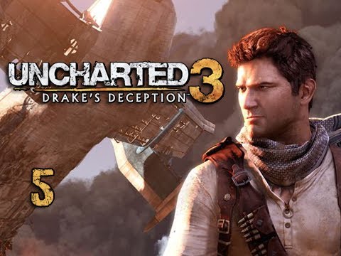 Uncharted 3 Walkthrough - Part 5 "The Golden Hind" (Let's Play, Playthrough)