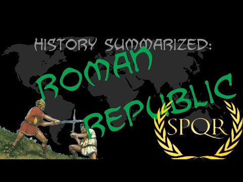 History Summarized: The Roman Republic