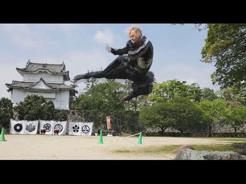 Profession ninja: Japan's first foreigner hired as traditional warrior in action