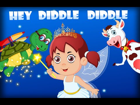 Hey Diddle Diddle | Nursery Rhyme Songs with Lyrics | Poems for children in english