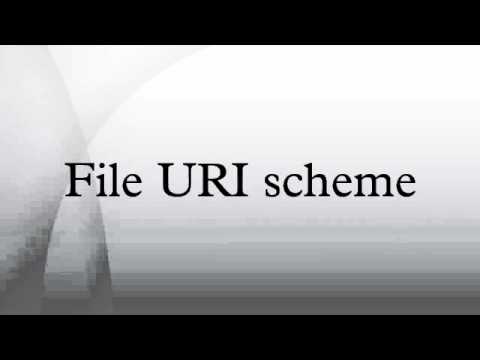 File URI scheme