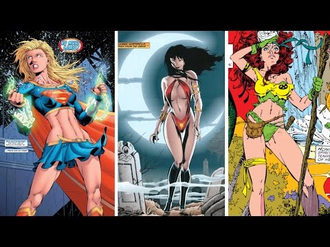 Top 10 Sexiest Female Comic Book Characters of All Time