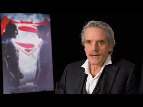 Batman V Superman "Alfred" Interview - Jeremy Irons