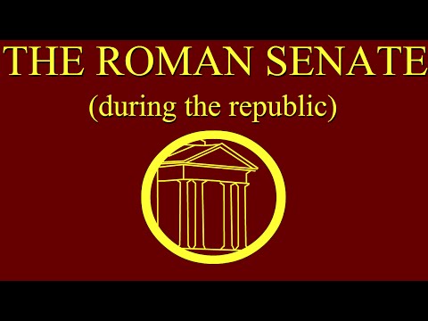 The Roman Senate during the Republic