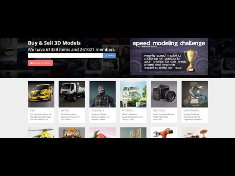 How to Prepare and Sell your 3D Models