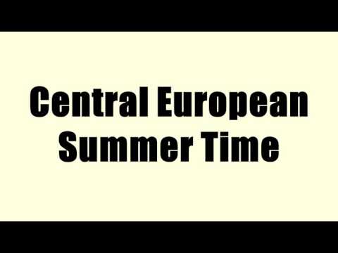 Central European Summer Time