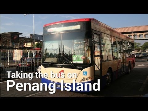 Taking the Bus on Penang Island