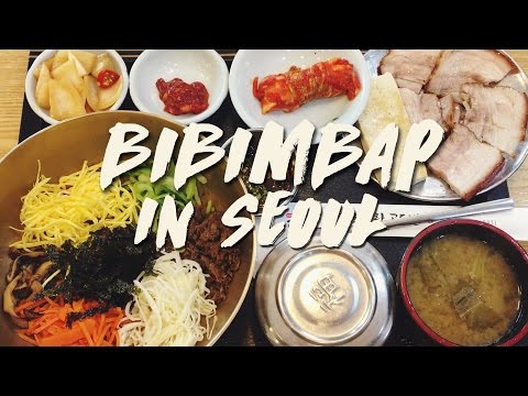 Korean Food: Amazing BIBIMBAP in Seoul | & Daily Life 한식: 비빔밥 & 일상