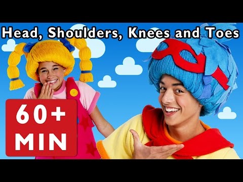 Head, Shoulders, Knees and Toes and More | Nursery Rhymes from Mother Goose Club!