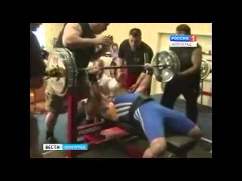 НАТУРАЛЬНЫЙ ПАУЭРЛИФТИНГ-TV Channel  "Russia 1"-Gold Bench Press