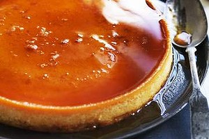 Mexican sweet pumpkin flan.