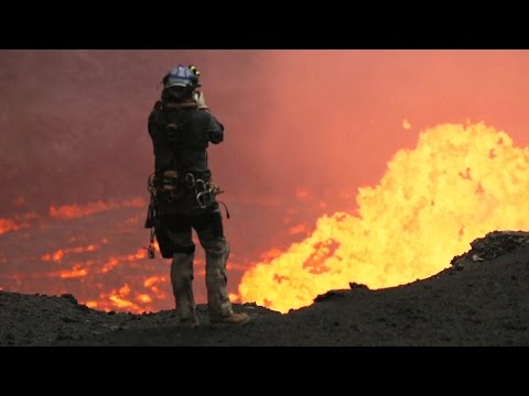 Drones Sacrificed for Spectacular Volcano Video