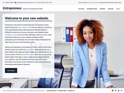 Entrepreneur WordPress Theme